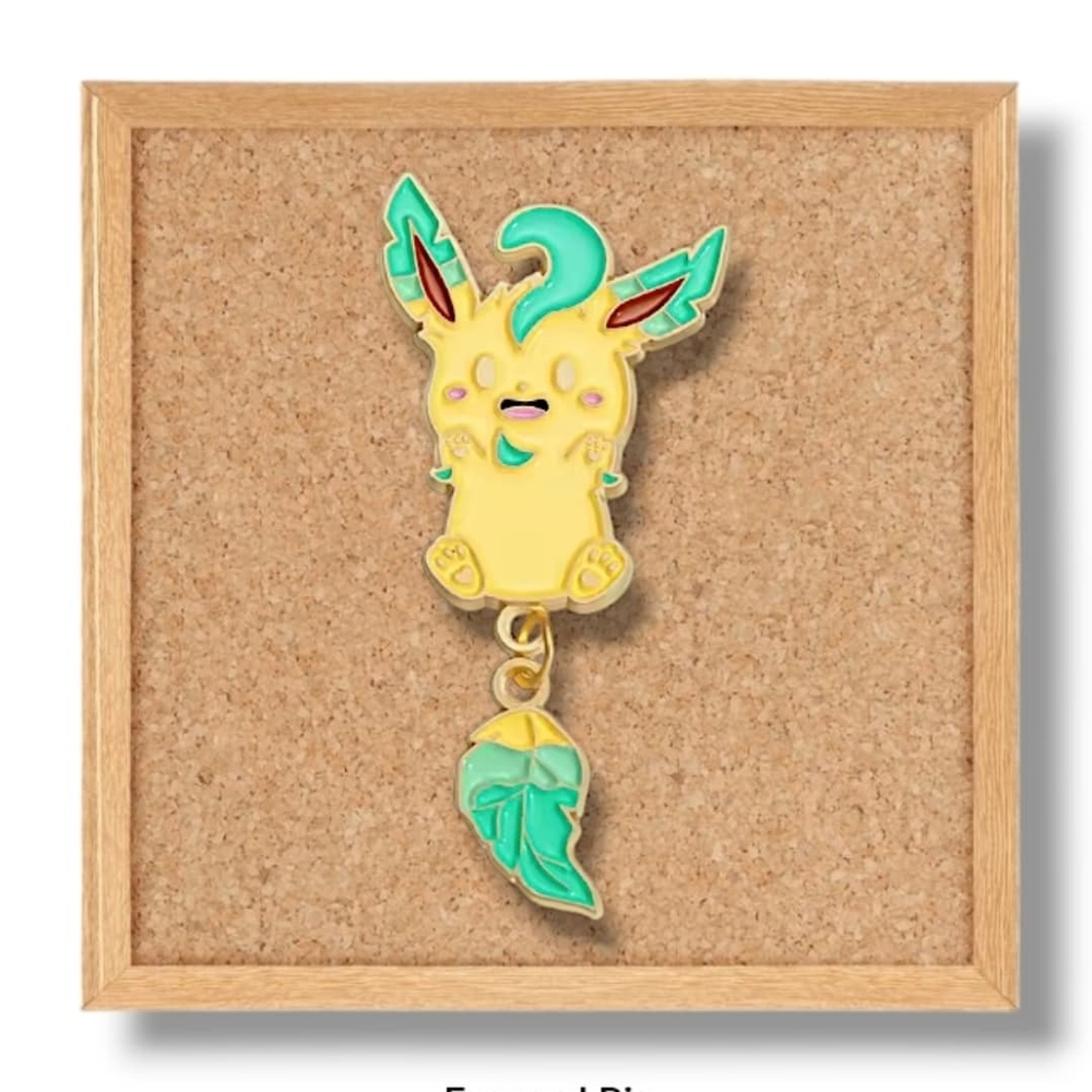 Cute Leafeon Enamel Pin